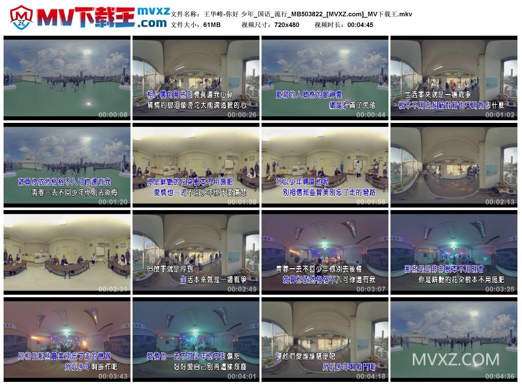 王华峰-你好 少年_国语_流行_MB503822